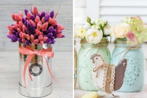 Barattoli fai da te Shabby Chic