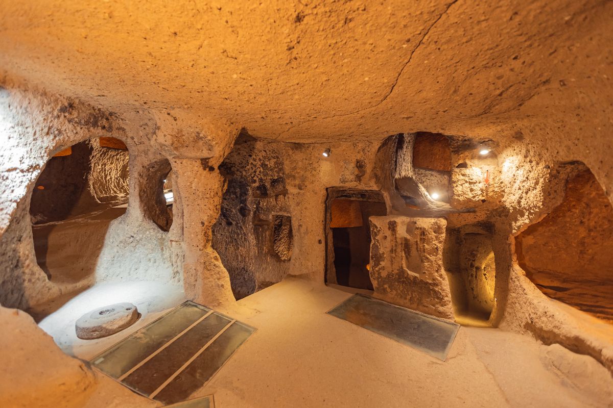 città sotterranea di Derinkuyu in Cappadocia